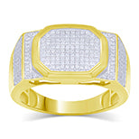 10K Yellow 0.57-0.61Ct D-Micropave Rings
