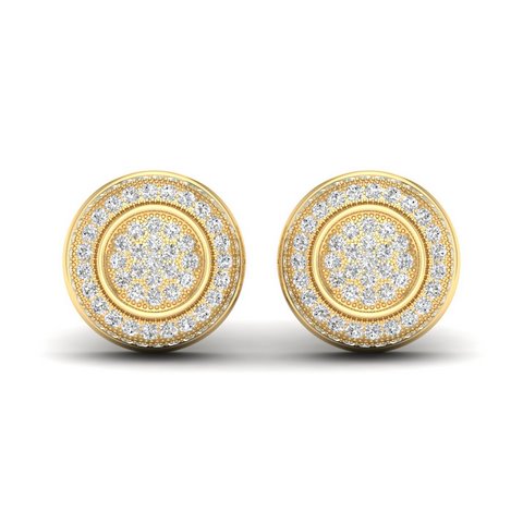 10K Yellow 0.20Ct D-Earring