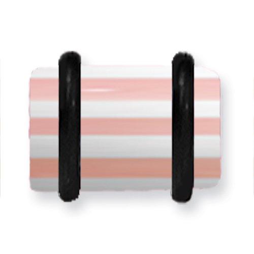 Acrylic Uv Sensitive Layered Plug W 2 Black O-Rings 0G (8.2Mm) 1/2 (13M