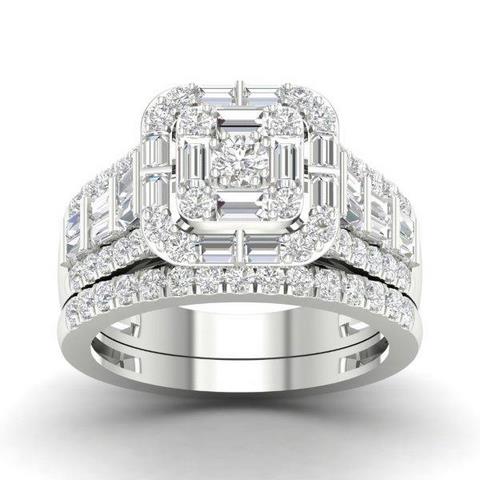 14K Yellow 1.50Ct D-Ladies Rings