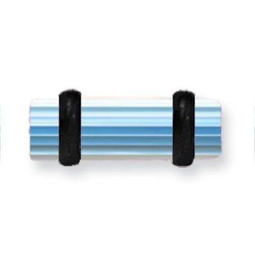 Acrylic Uv Sensitive Layered Plug W 2 Black O-Rings 6G (4.1Mm) 1/2 (13M