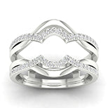 14K White 0.25Ct D-Enhancer