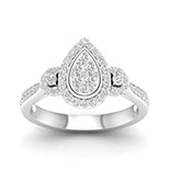 10K White 0.50Ct D-Ladies Rings