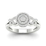 10K White 0.20Ct D-Ladies Rings