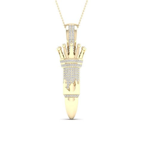 10K Yellow 0.30Ct D-Bullet