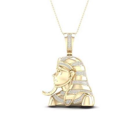 10K Yellow 0.55Ct D-Pharaoh