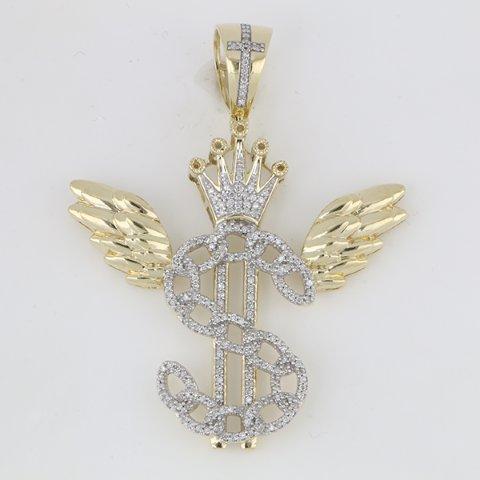 10K Yellow 0.50Ct D-  $ With Wings