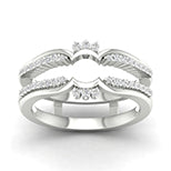 14K White 0.25Ct D- Enhancer