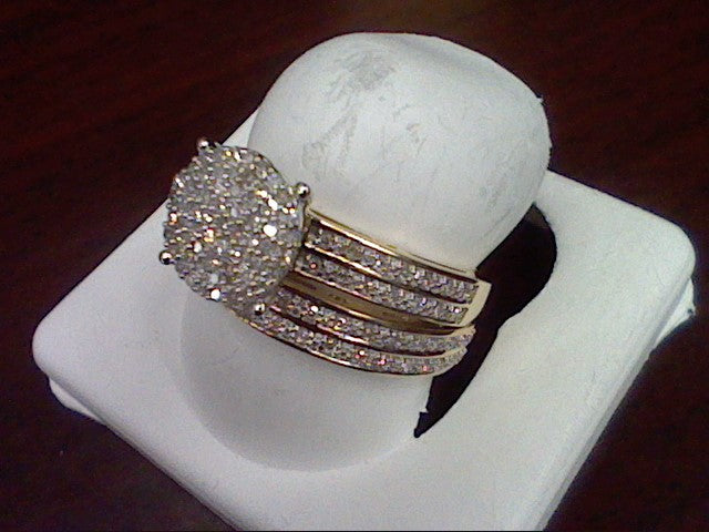 10K Yellow 0.28Ct D-Ladies Rings
