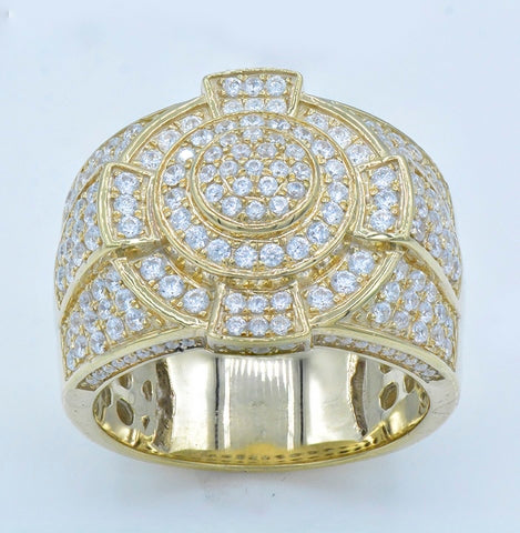10K Yellow 1.86-1.90Ct D-Mens Rings