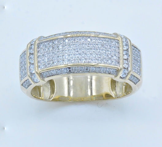 10K Yellow 0.67- 0.71Ct D-Mens Bands