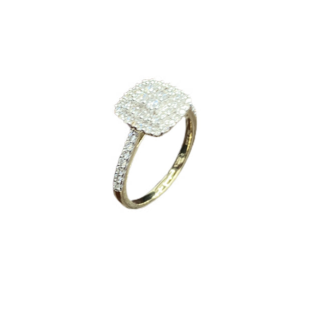 14K Yellow 0.50Ct D-Ladies Rings