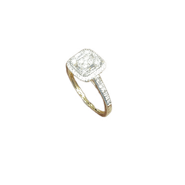 14K Yellow 0.50Ct D-Ladies Rings
