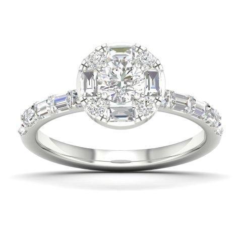 14K Yellowspl Price:  0.90Ct D-Ladies Rings