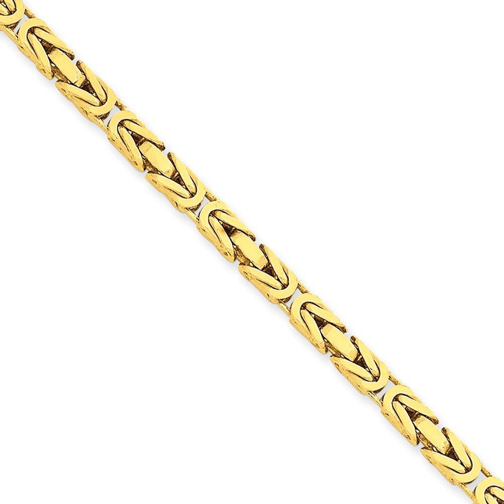 14K 20 Inch 3.25Mm Byzantine With Lobster Clasp Chain