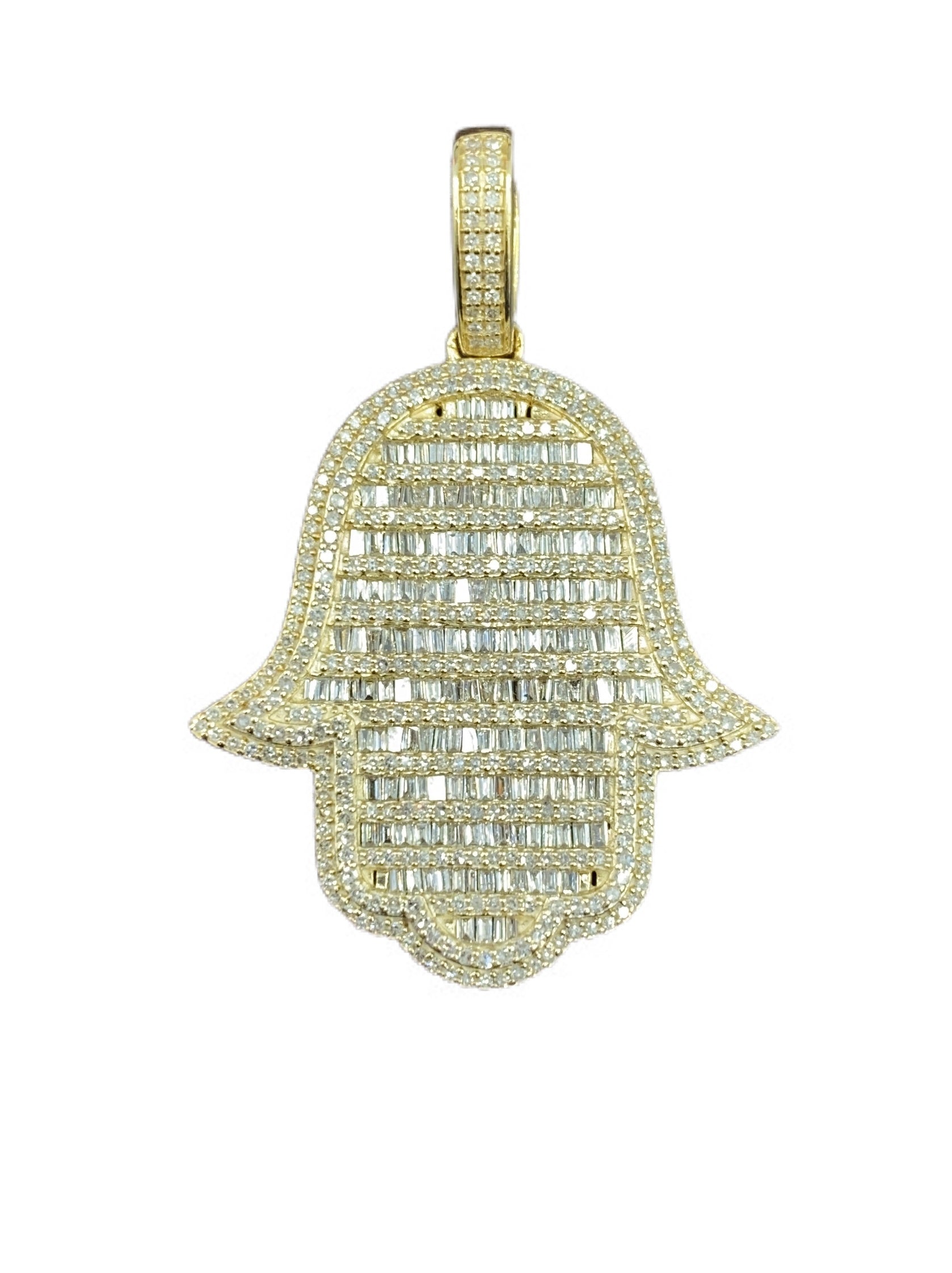 10K Yellowspl Price:  2.72-3.23Ct D-Hamsa Hand