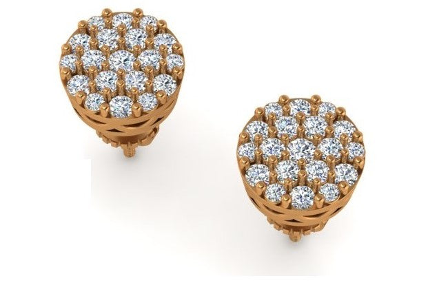 10K Yellow 0.82-0.88Ct D-Earring