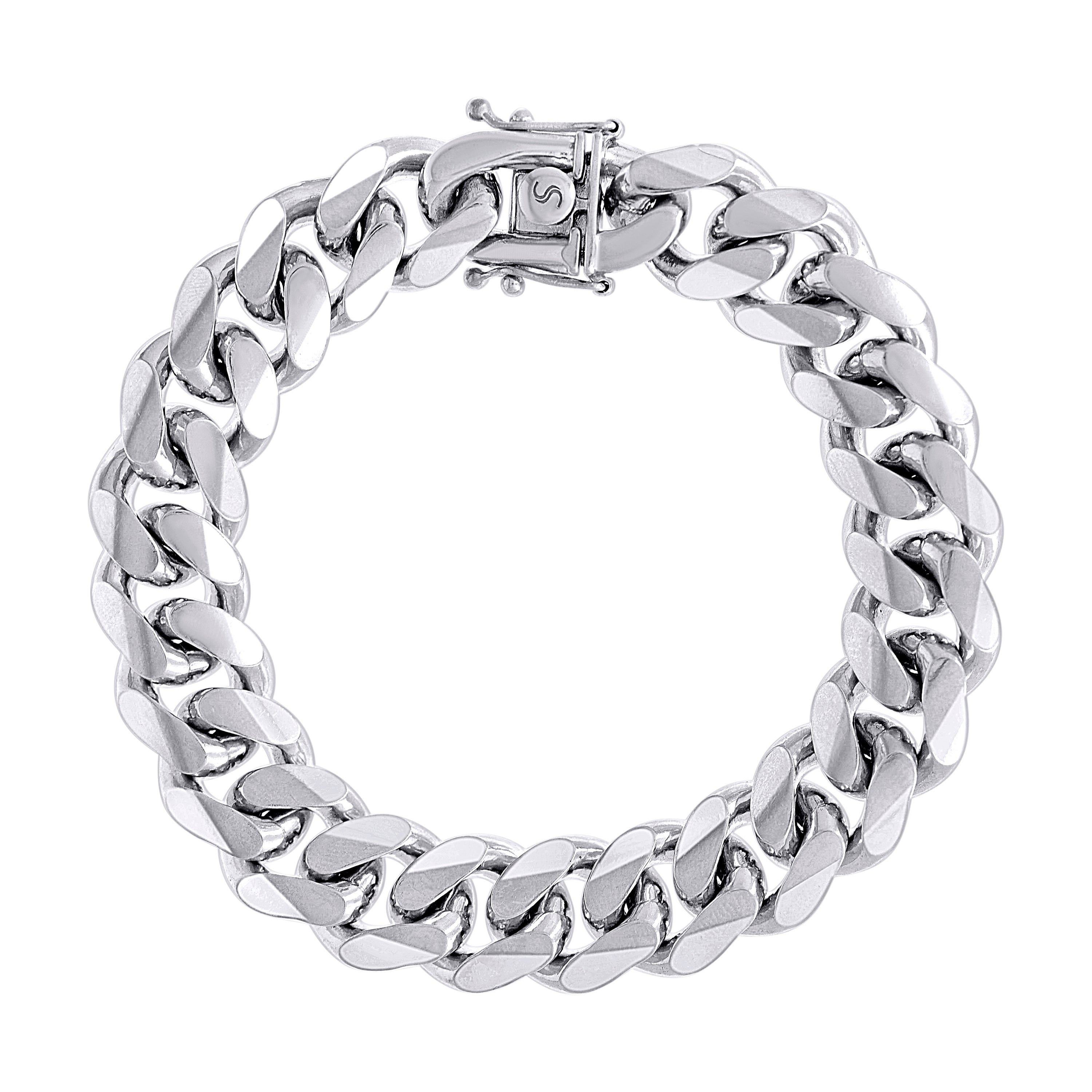 925 Sterling Silver Solid Miami Cuban Chain Silver 060 2mm