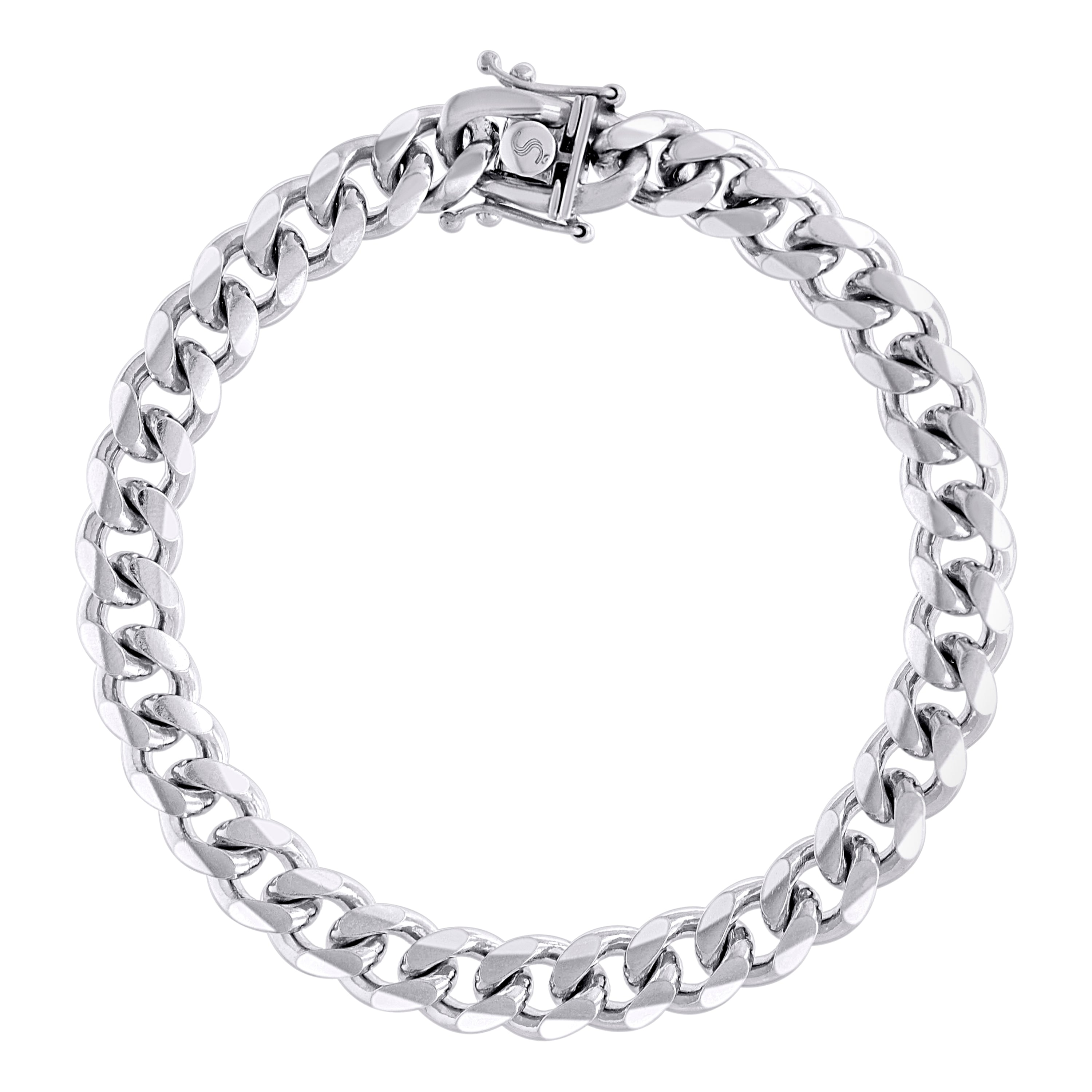 925 Sterling Silver Solid Miami Cuban Chain Silver 060 2mm