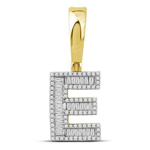 10K Yellow 0.48Ct D-Baguette  Nitial E