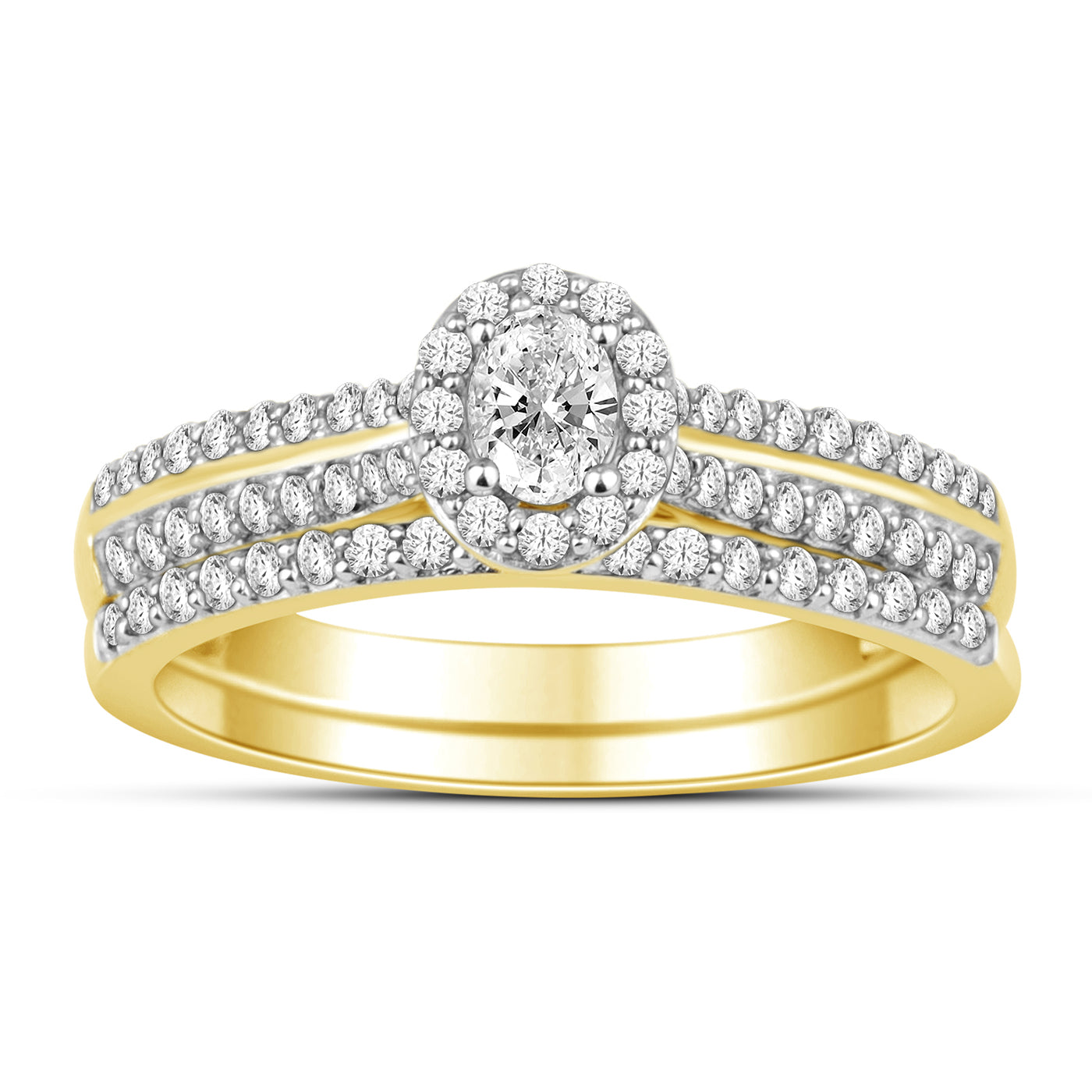 10K Yellow 0.50Ct D-Ladies Ring