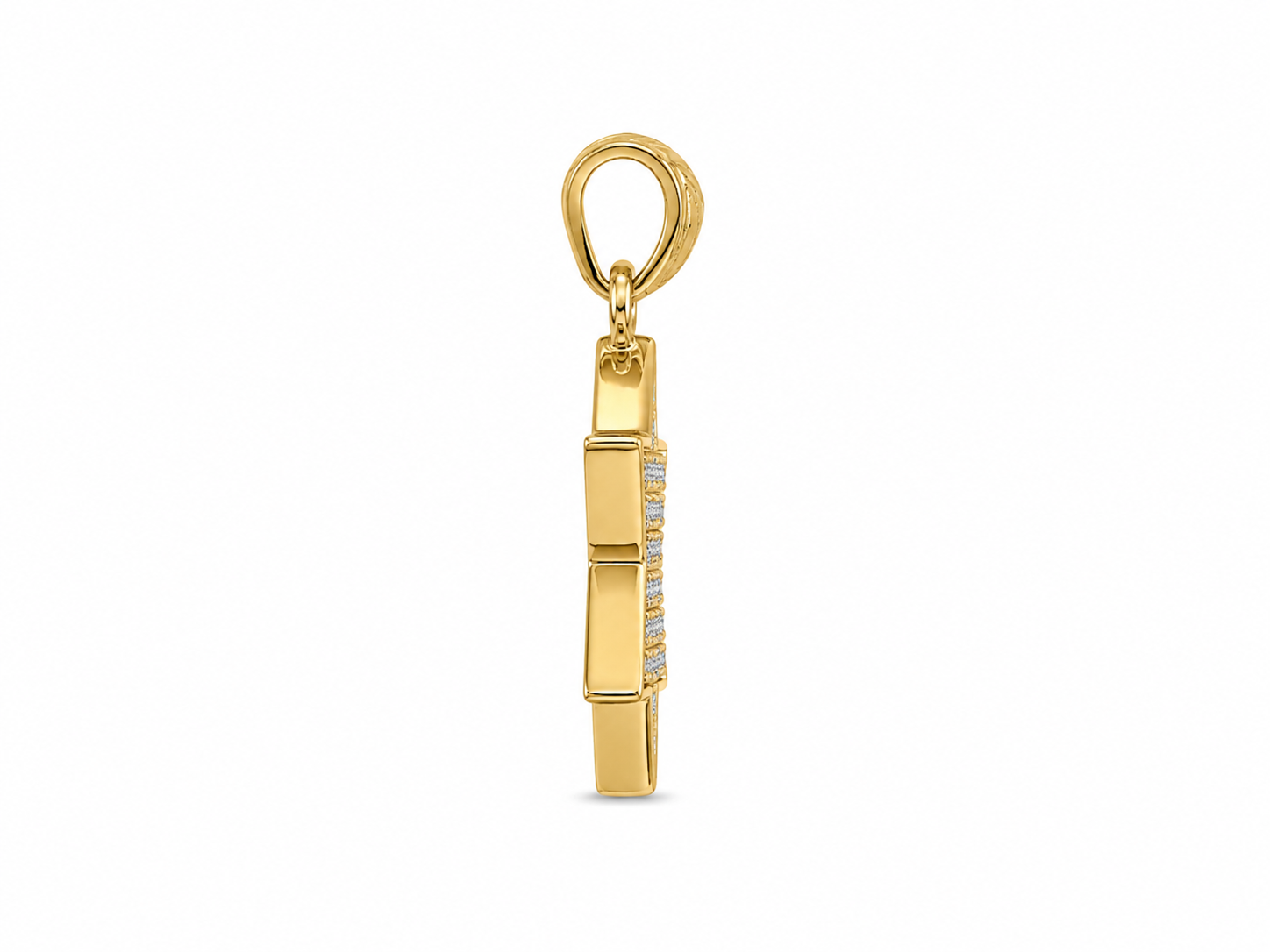14KT Yellow Gold Star Pendant [A2B4]