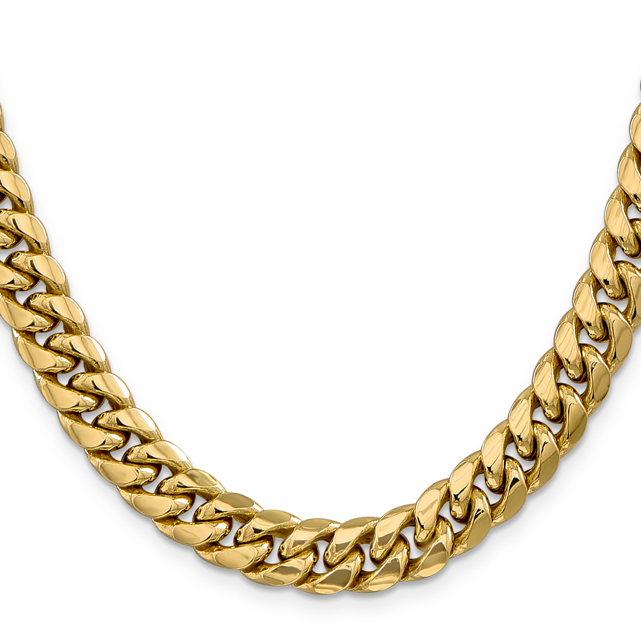 10K 9.3Mm Semi-Solid Miami Cuban Chain