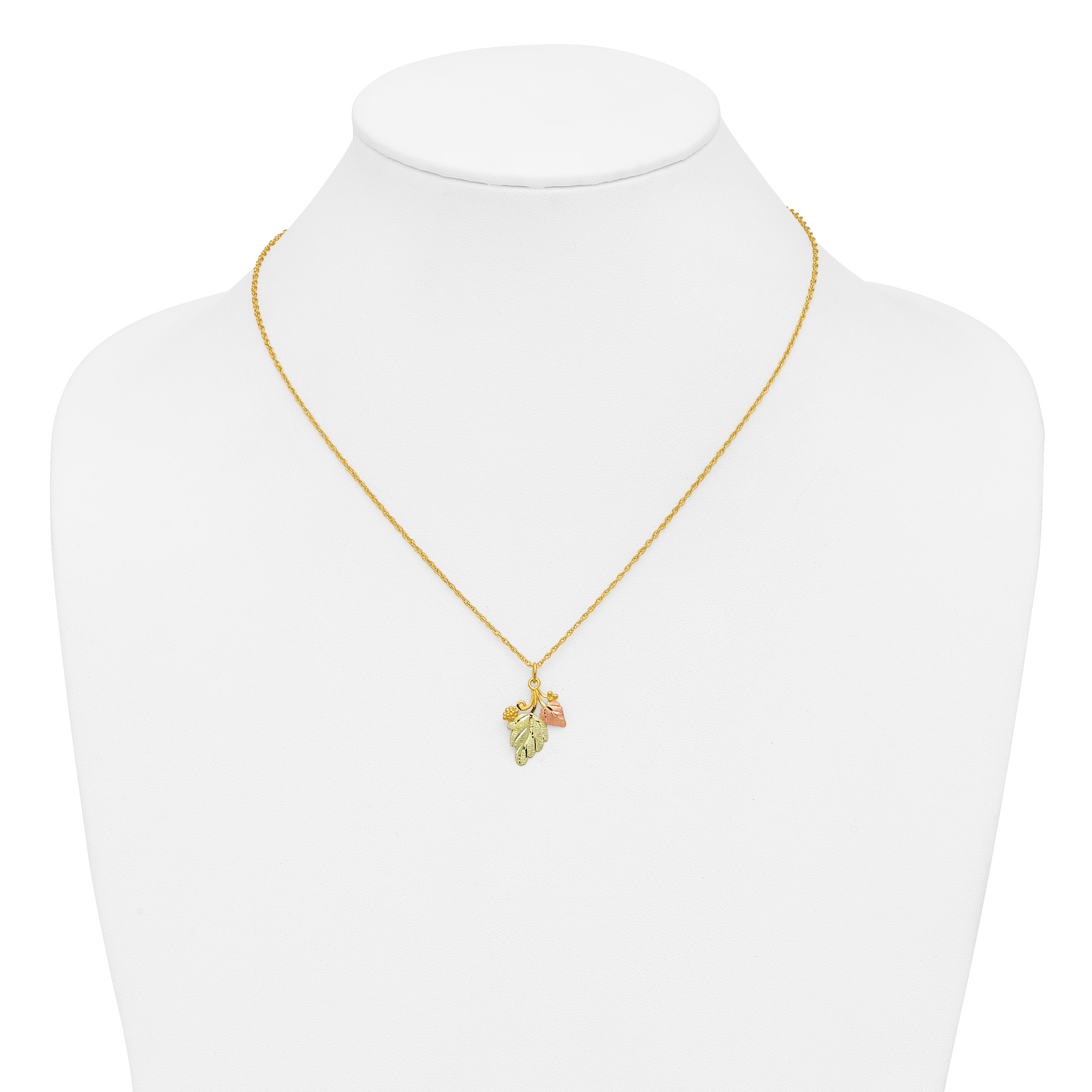 10k Tri-color Black Hills Gold Necklace