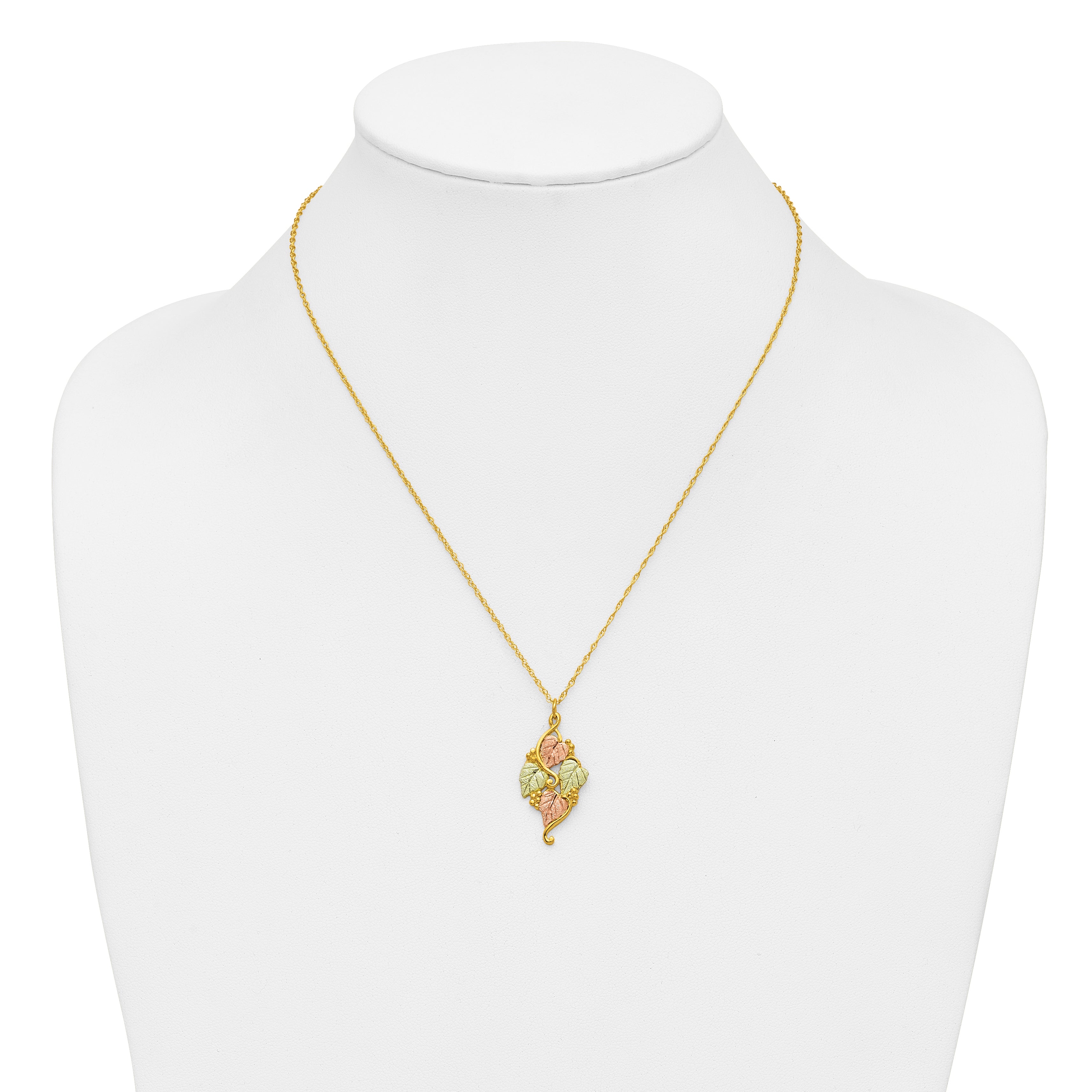 10k Tri-color Black Hills Gold Necklace