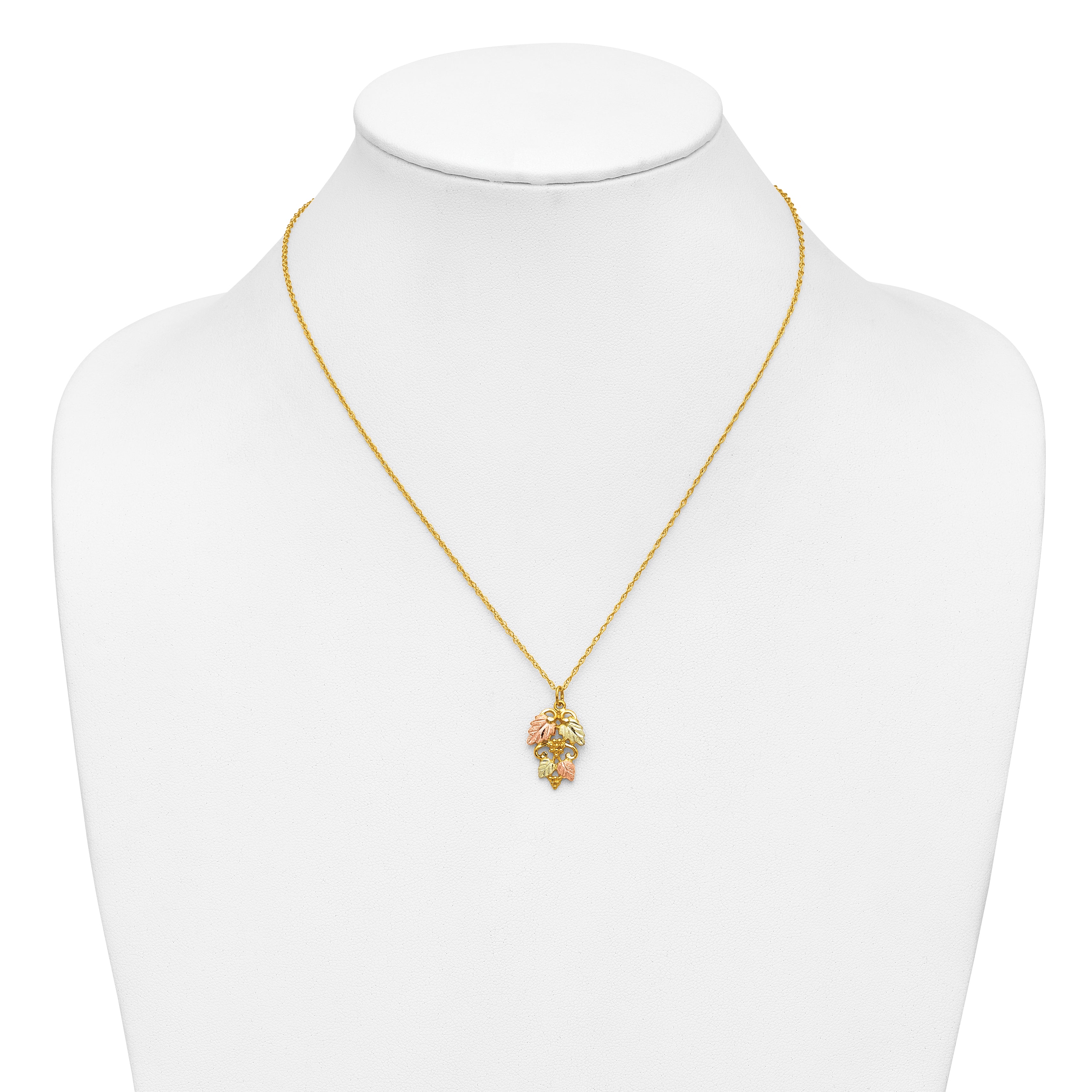 10k Tri-color Black Hills Gold Necklace