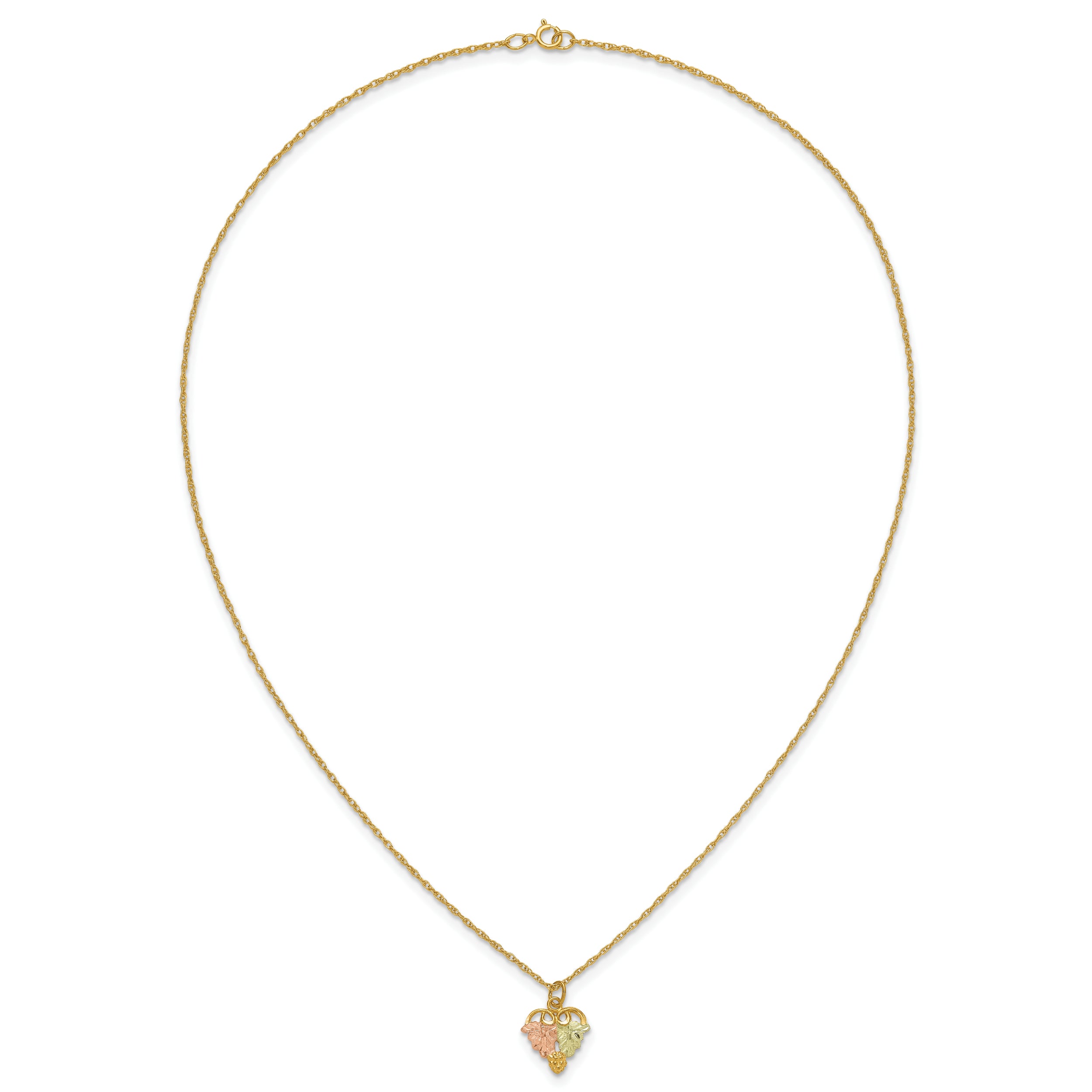 10k Tri-Color Black Hills Gold Necklace