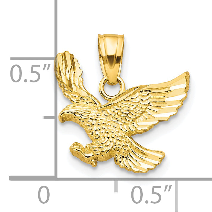 10k Eagle Charm