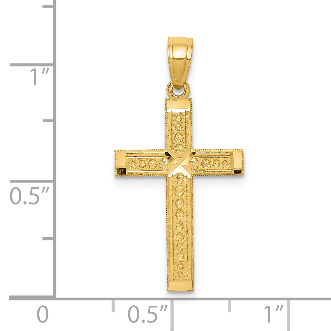 10k Cross Pendant