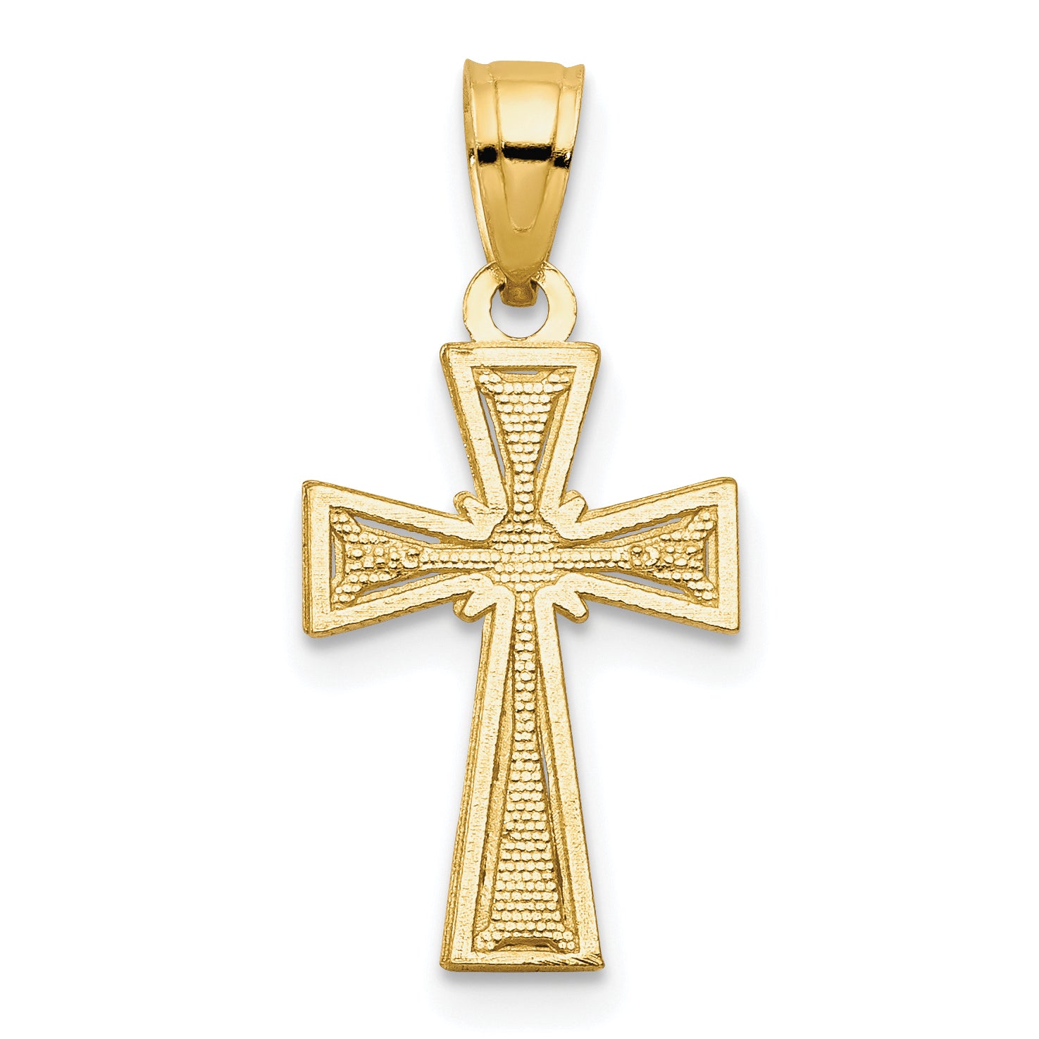 10k Cross Pendant