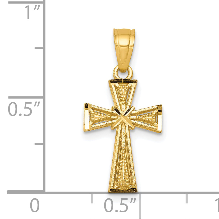 10k Cross Pendant