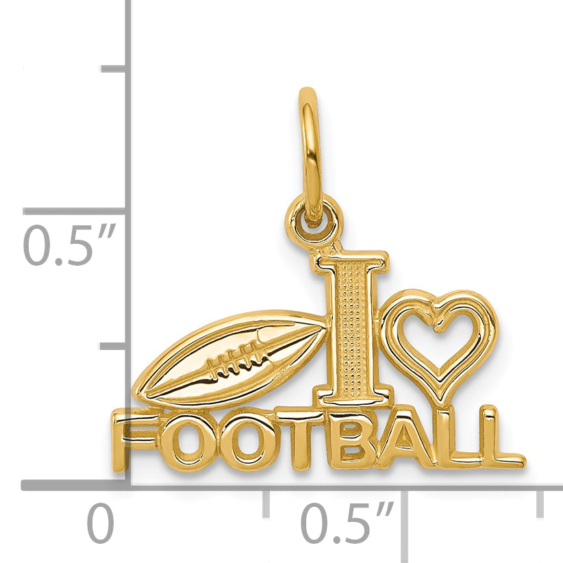 10k Football Charm