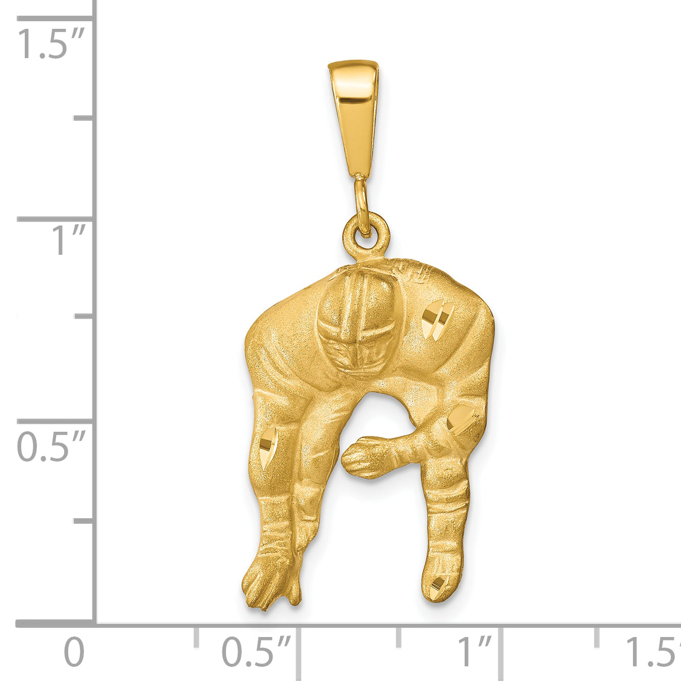 10K Football Charm
