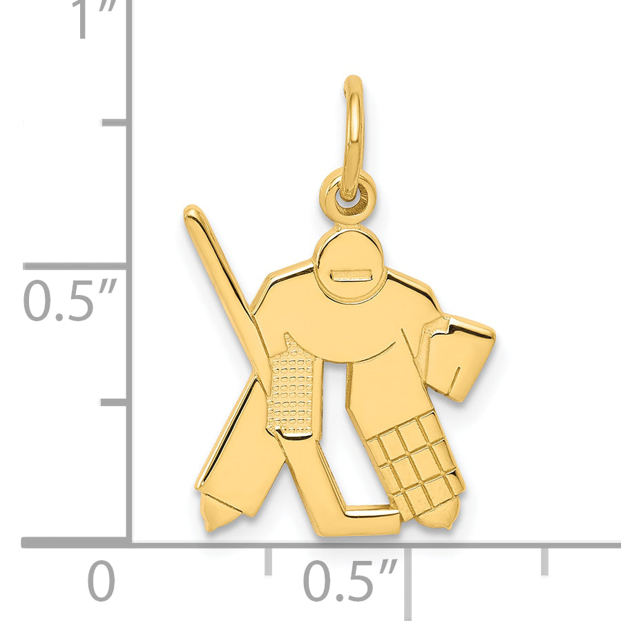 10K Hockey Charm