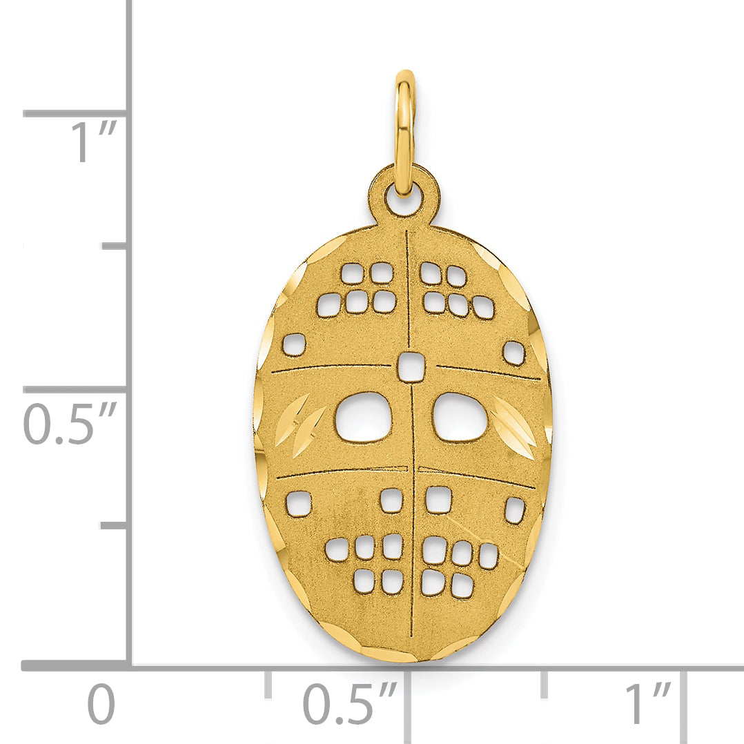 10k Hockey Mask Charm