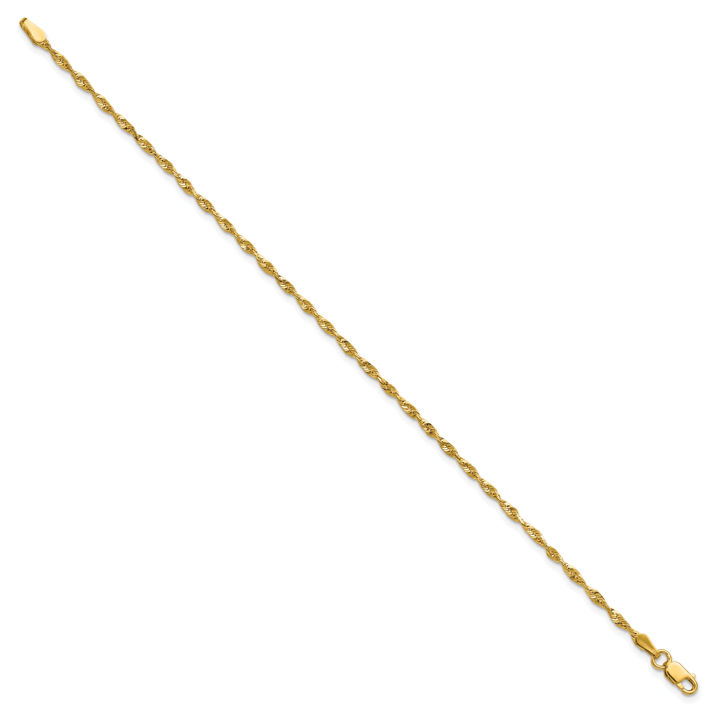 10k 2.0mm Extra-Light D/C Rope Chain