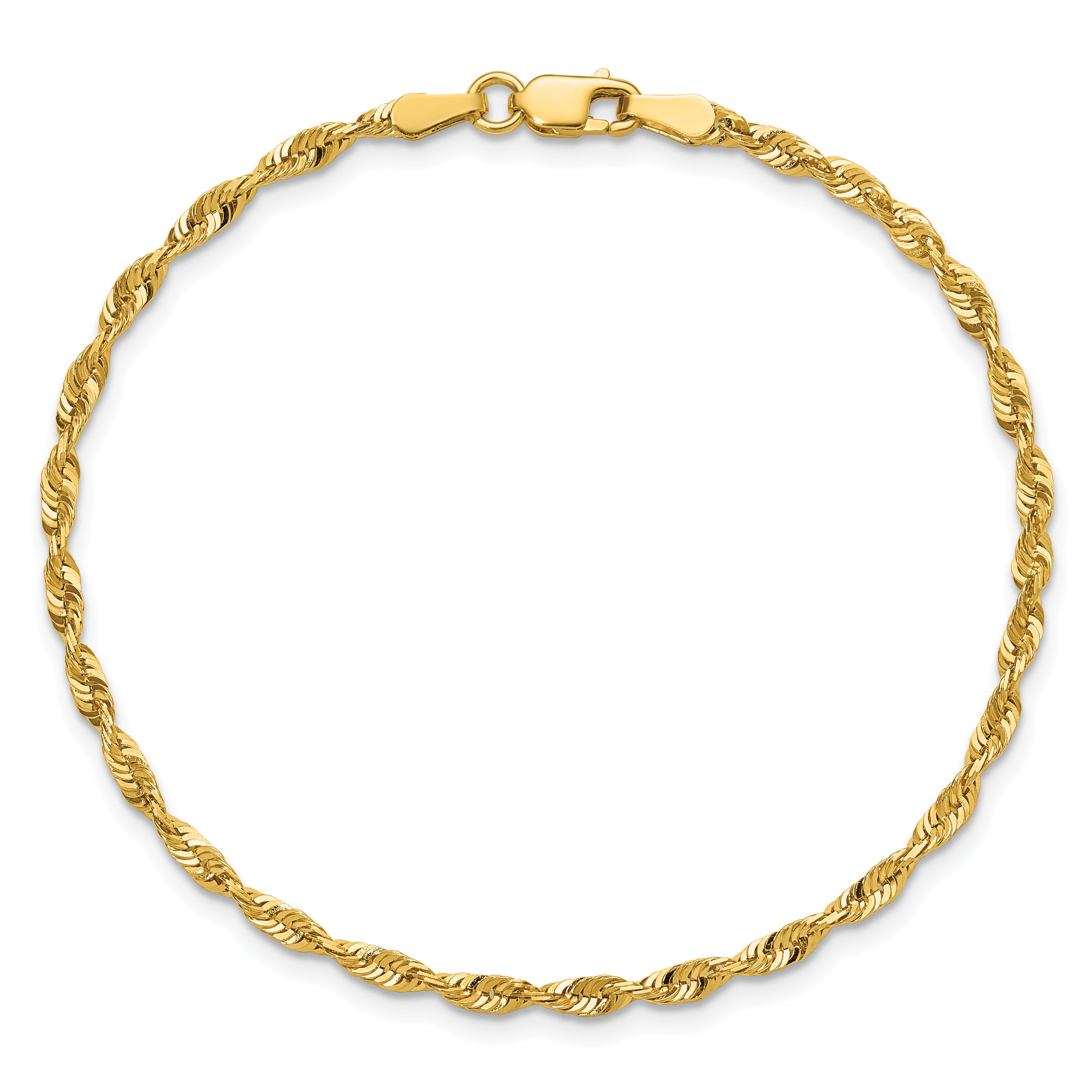 10k 2.50mm Extra-Light D/C Rope Chain