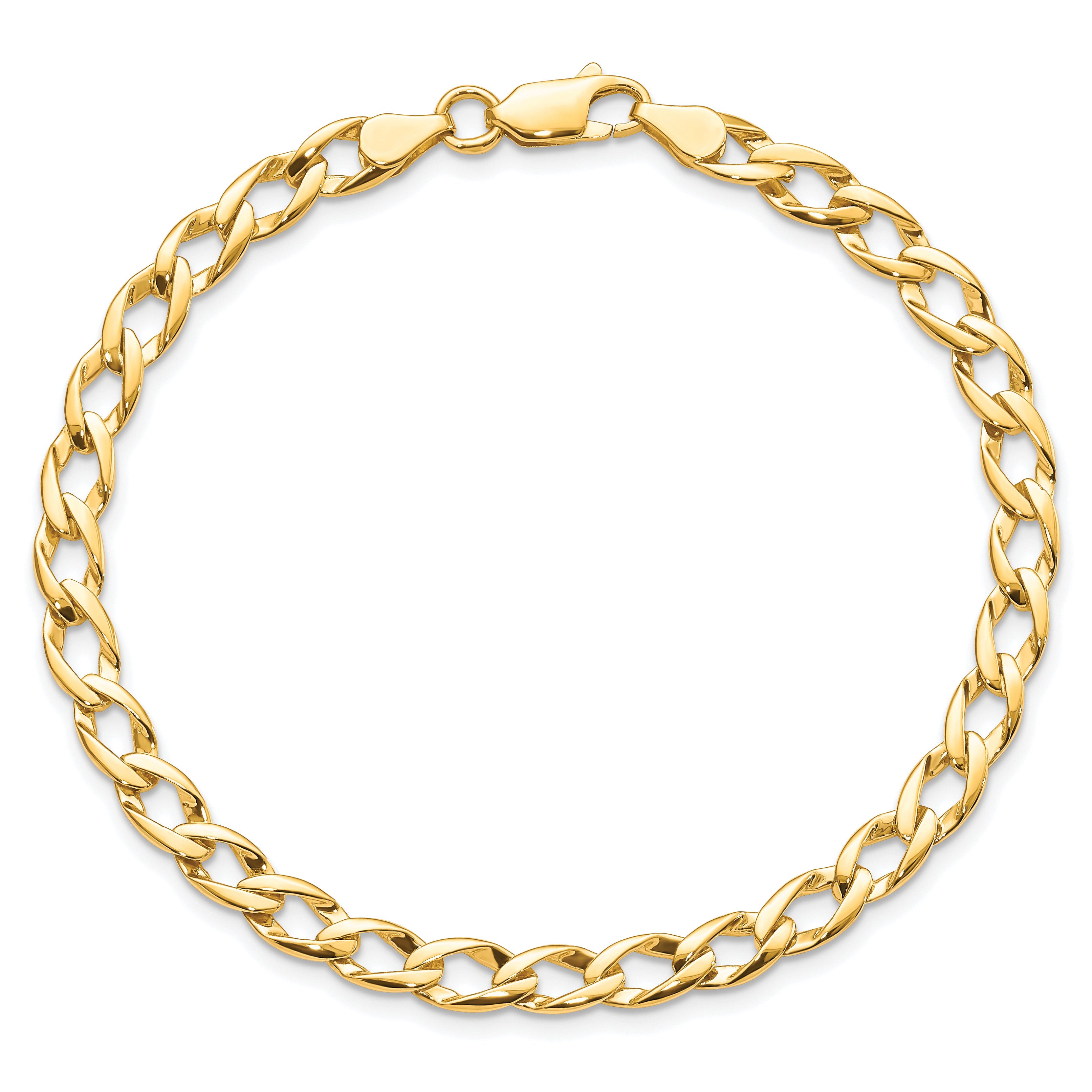 10k Fancy Link Bracelet