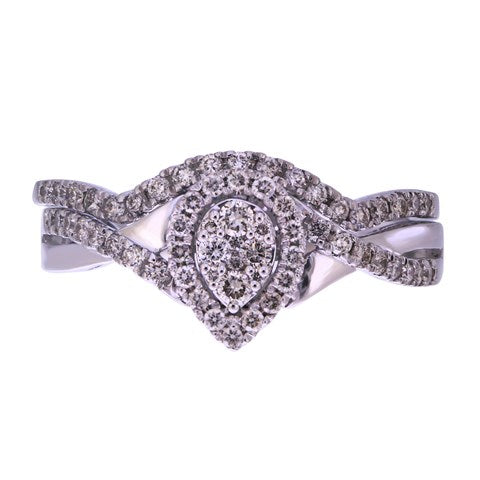 14K White0.46-0.50Ct D-Ladies Rings