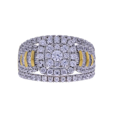 14K Yellow 1.89Ct D-Ladies Rings