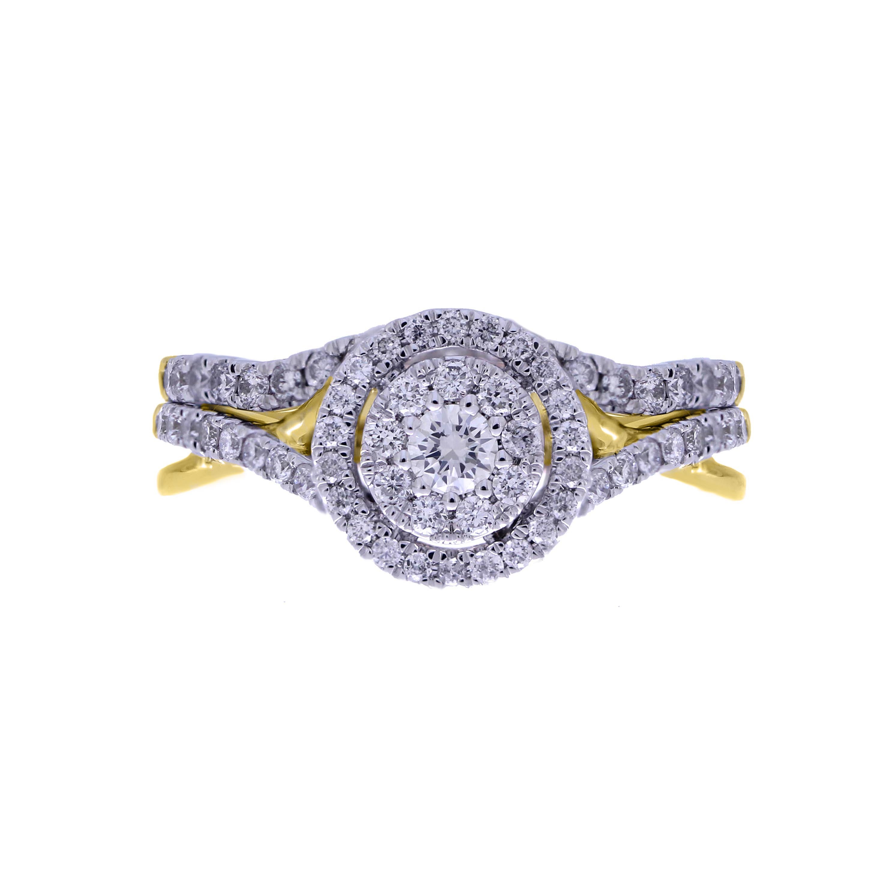 14K Yellow 0.69-0.70Ct D-Ladies Ring