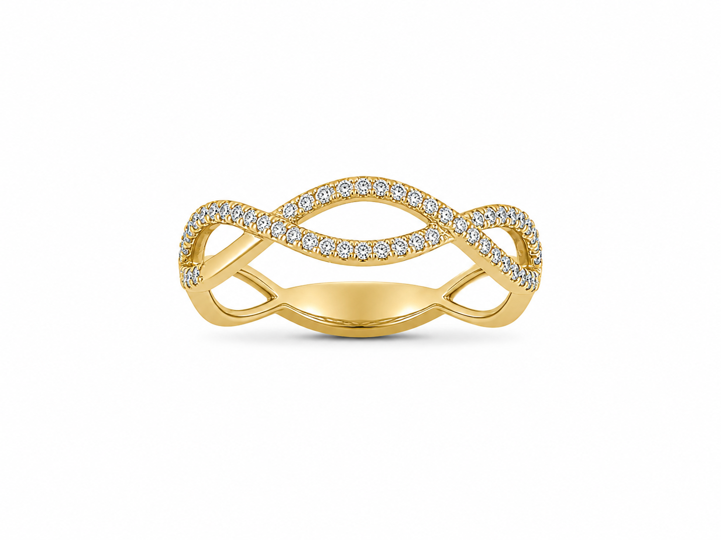 14KT Yellow Gold 0.23 CTW Diamond Ring [A2B4 - K15H00]
