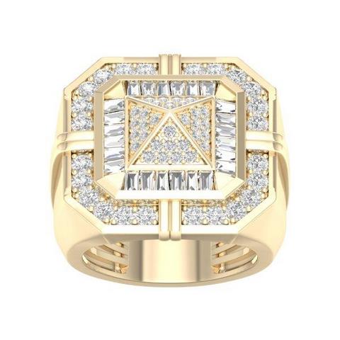 10K Yellowspl Price:  2.00Ct D-Mens Ring