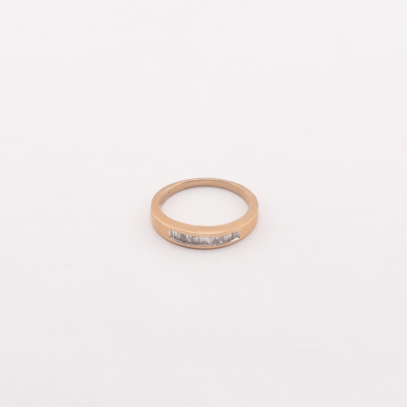 10KT Yellow Gold 0.15 CTW Diamond Ring [A1B2 - K6H00]