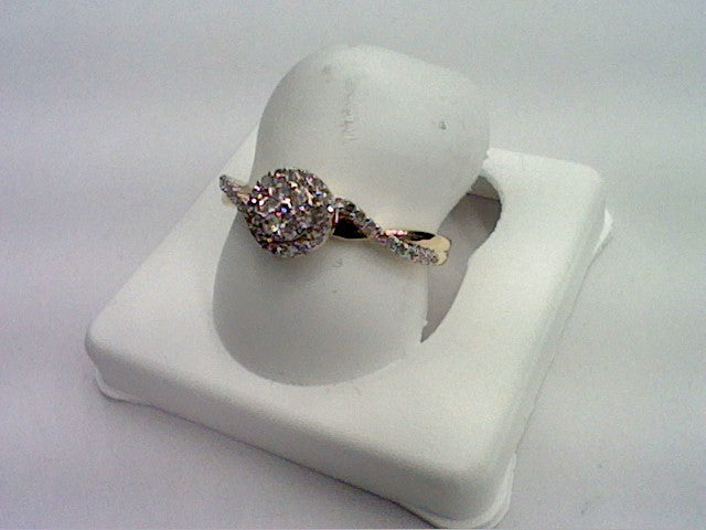 14K Yellow 0.22-0.24Ct D-Ladies Rings