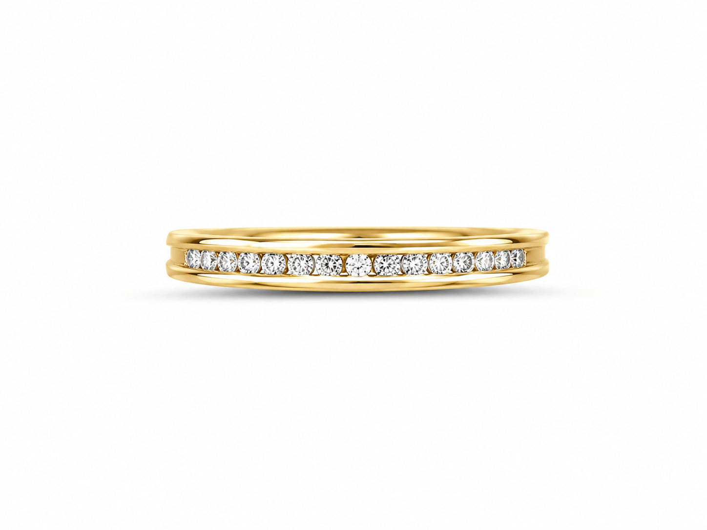 10KT Yellow Gold 0.10 CTW Diamond Ring [A1B6 - K6H50]